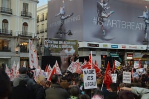 20160316_Concentración contra Acuerdo UE-Turquía Refugiados_Madrid_Lectura manifiesto