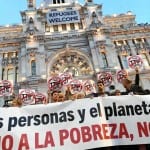 Cierre de la manifestación en Cibeles.