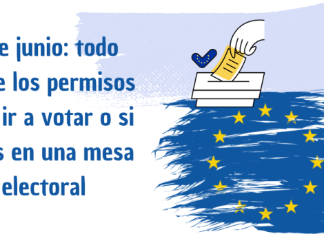 Permisos para votar en las elecciones europeas 9J y derechos como miembro de mesa