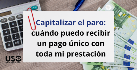 Cómo puedo capitalizar el paro