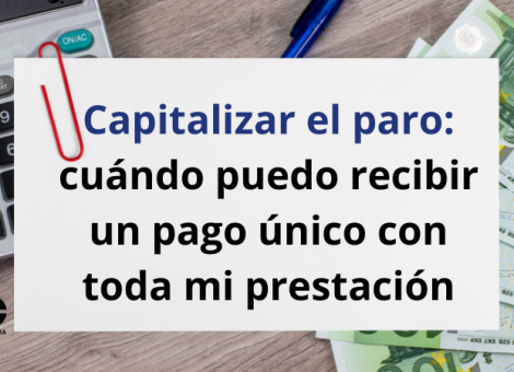 Cómo puedo capitalizar el paro