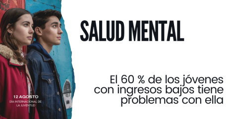 El 60 % de los jóvenes con dificultades económicas tiene problemas de salud mental