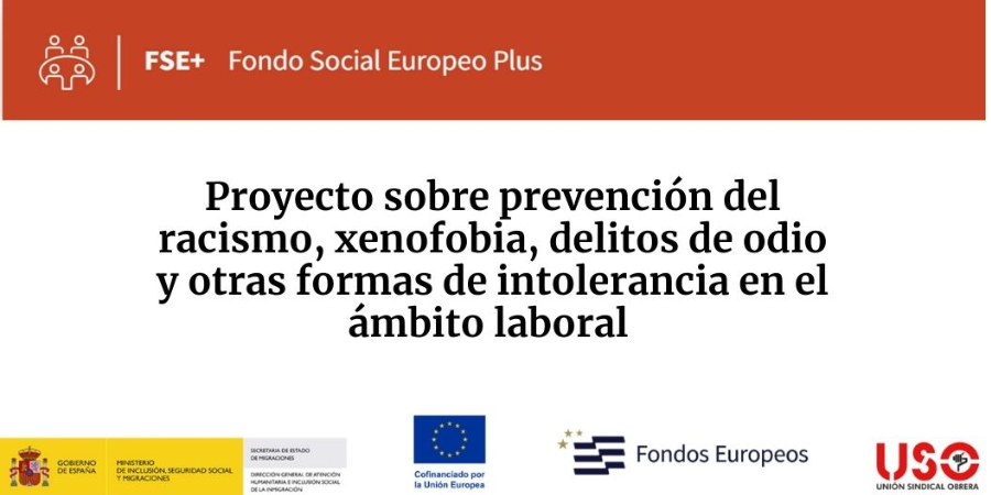 USO participa en un proyecto sobre prevención del racismo en el trabajo