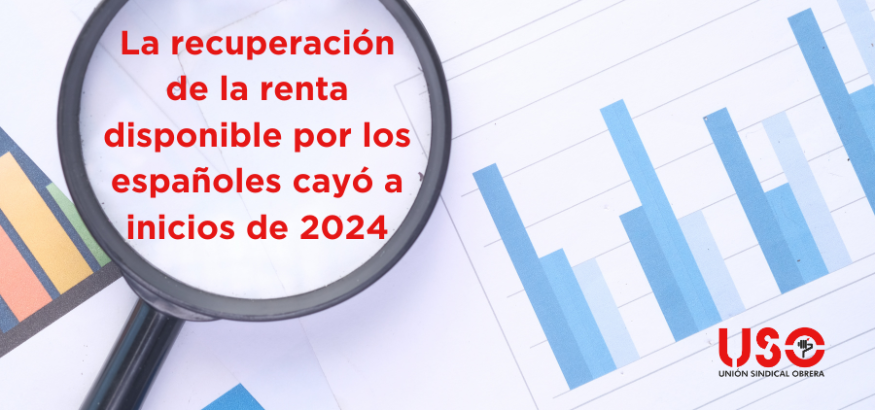 La recuperación de la renta disponible por los españoles vuelve a caer