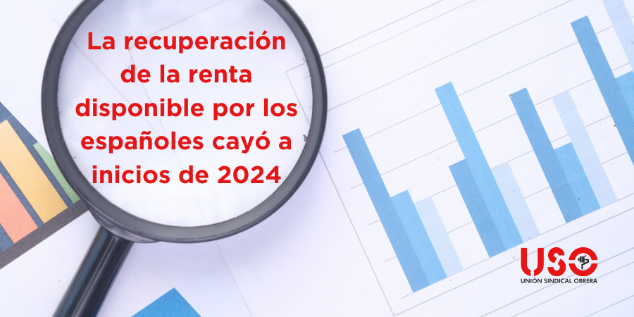 La recuperación de la renta disponible por los españoles vuelve a caer