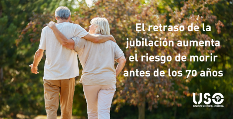 El retraso de la jubilación aumenta el riesgo de morir antes de los 70 años