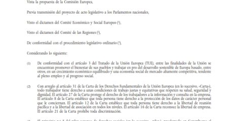 Directiva Europea relativa a la mejora de las condiciones laborales en el trabajo en plataformas – Octubre 2024