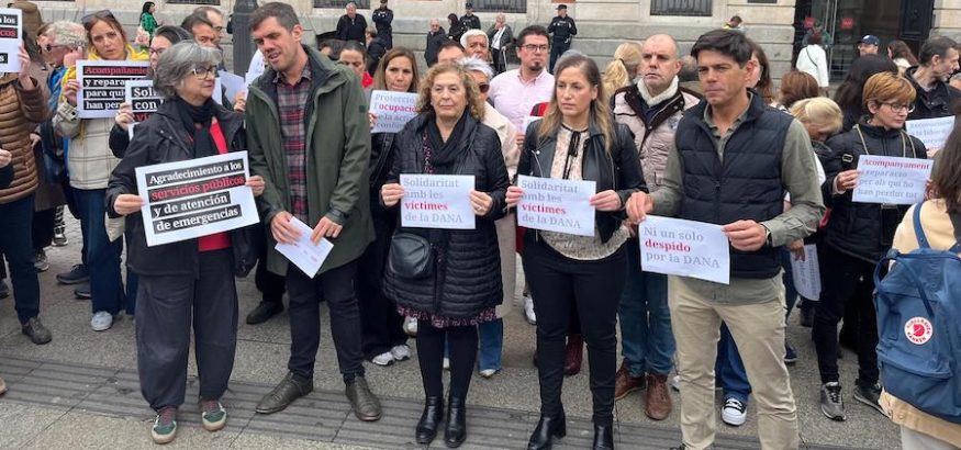 Concentraciones en todo el país en solidaridad con los afectados por la DANA