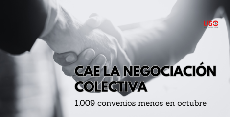 La negociación de convenios colectivos baja en más de 1.000 respecto a 2023