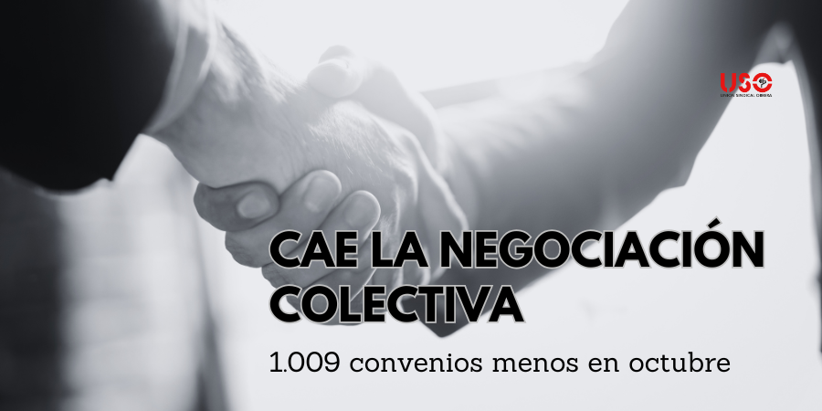 La negociación de convenios colectivos baja en más de 1.000 respecto a 2023