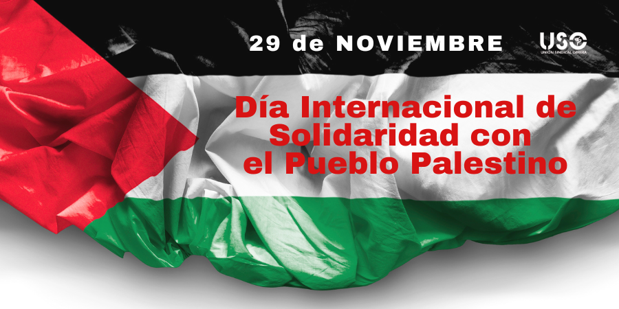 Solidaridad con Palestina: USO denuncia el genocidio en Gaza y exige justicia