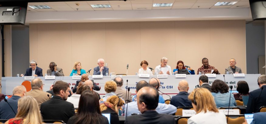 USO presente en la reunión del Consejo General de la CSI en Brasilia