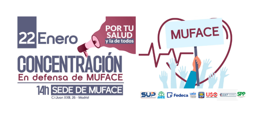 22 de enero, movilización por la crisis de Muface