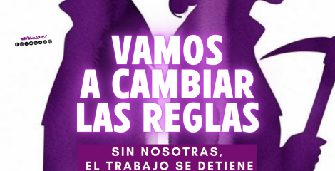 Cartel 8M. Vamos a cambiar las reglas