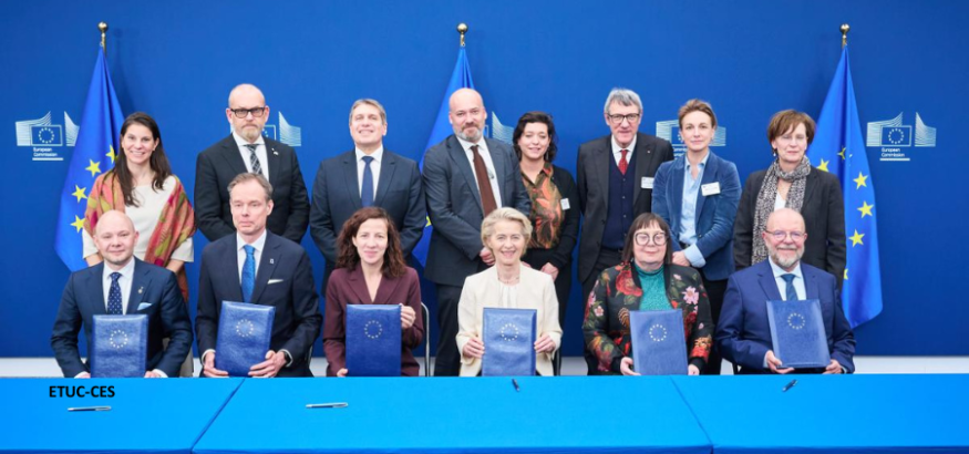 USO celebra la firma del Pacto por el Diálogo Social Europeo